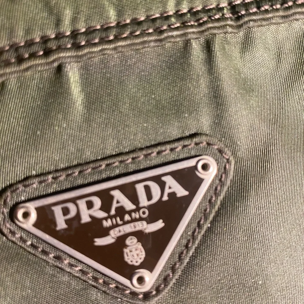 Prada Green Nylon Tote Bag - Picture 2 of 9